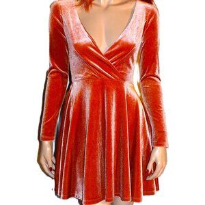 Kimchi Blue Bronze Velvet Dress XS